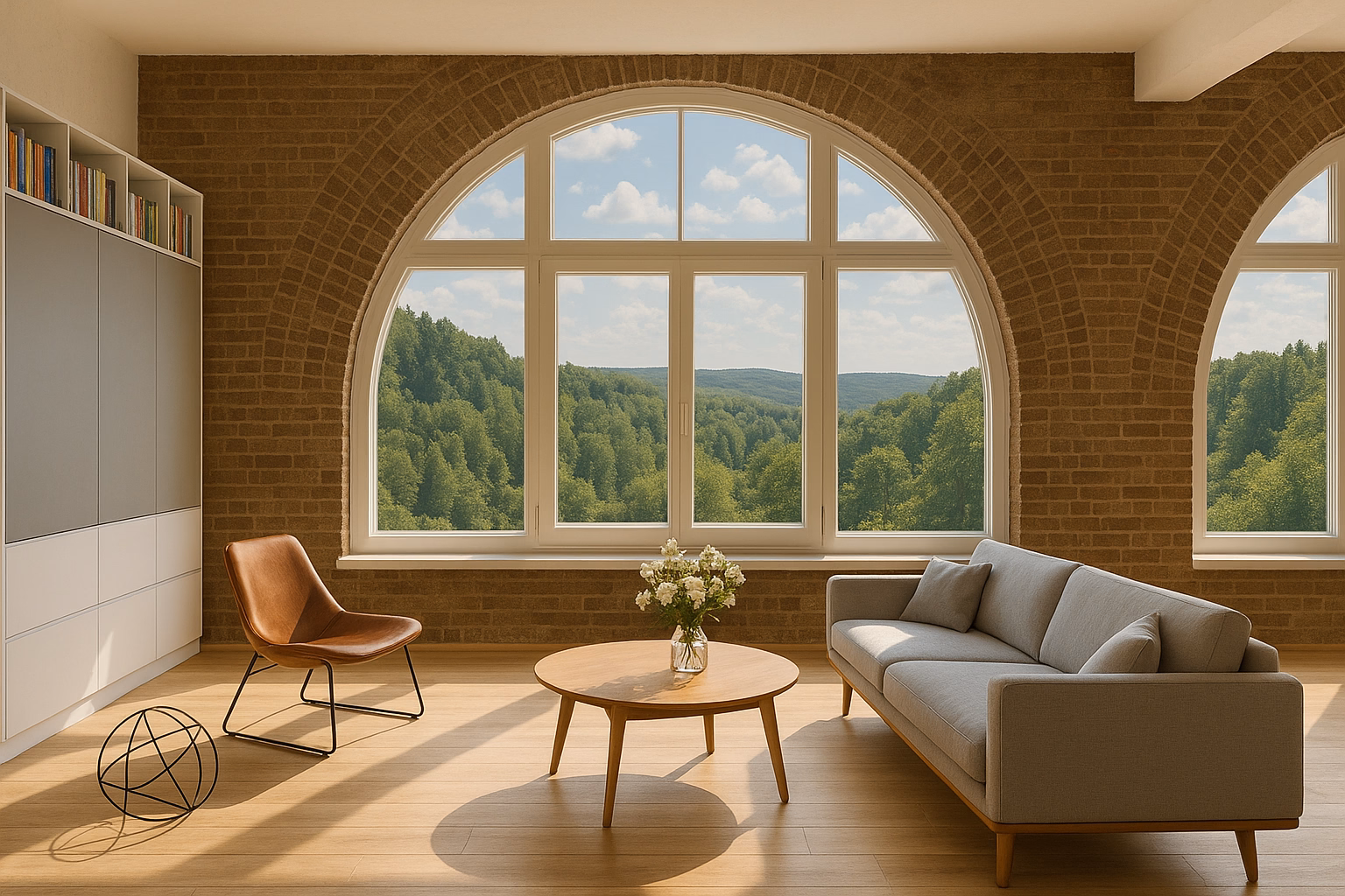 Арочные окна